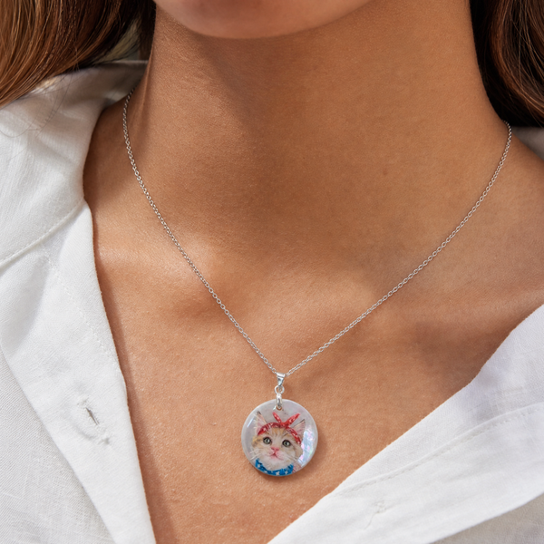 Wollymemory Pet Custom 925 Sliver Necklace