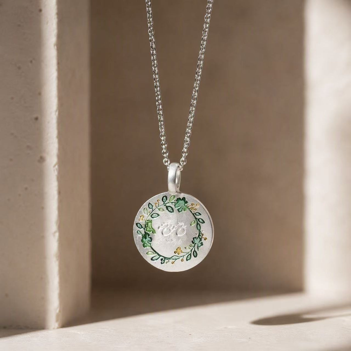 Wollymemory Custom Pet Silver Nnecklace