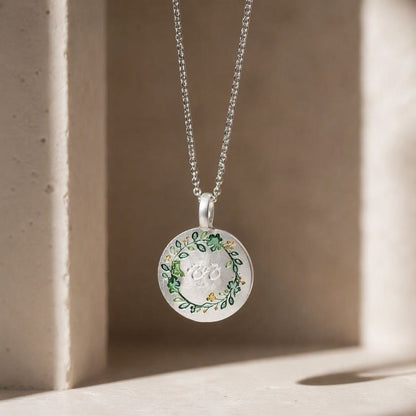 Wollymemory Custom Pet Silver Nnecklace